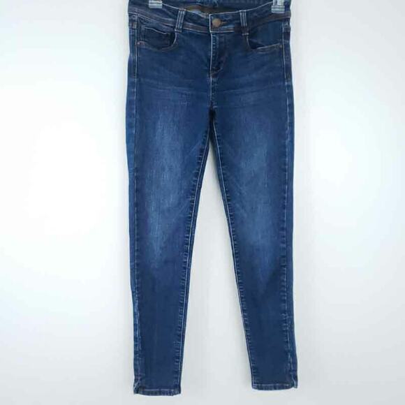 Zara Basics 1975 Skinny Jeans Dark Wash Size 4 Women Excellent Condition - Picture 1 of 7